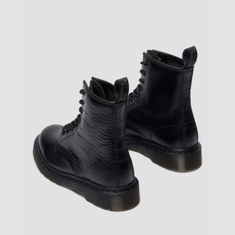 Dr. Martens 1460 Black Atlas Croc Emboss