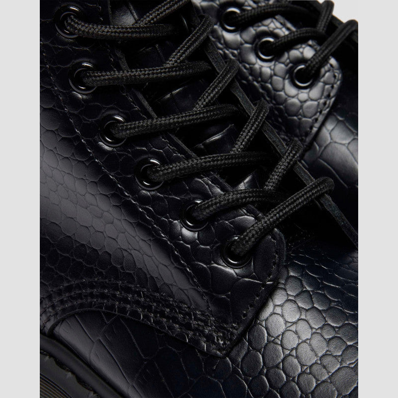 Dr. Martens 1460 Black Atlas Croc Emboss