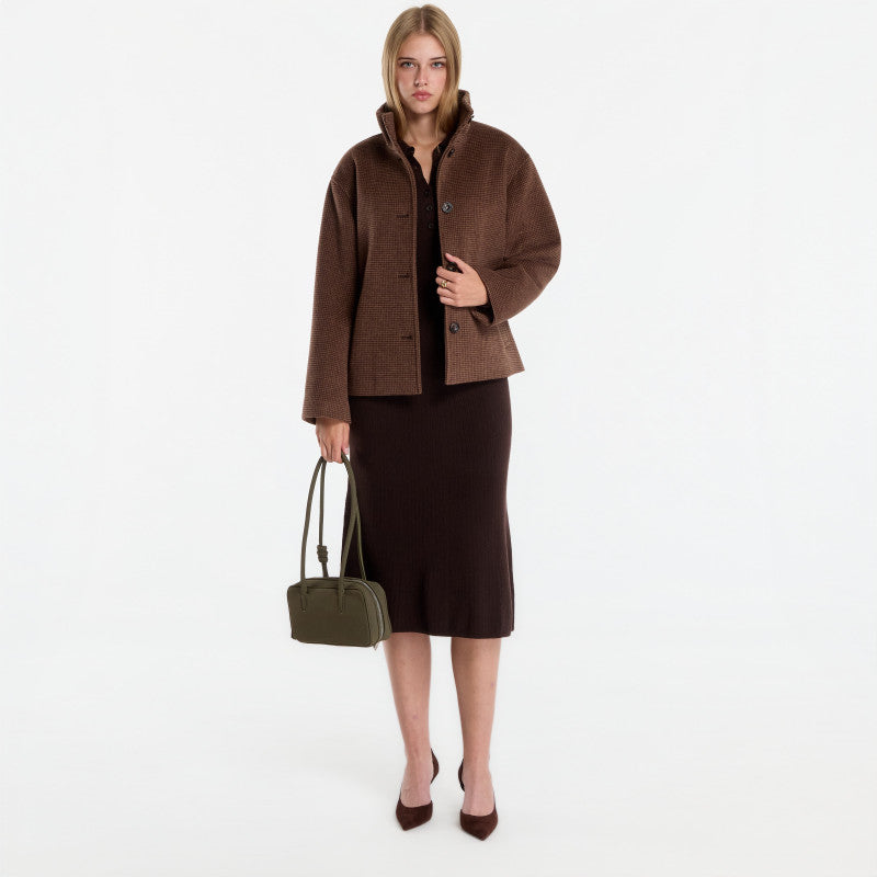 Sukienka Gant Mini Cable Knit Dress Light Ochre
