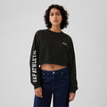 GAP Crop Sweatshirt True Black