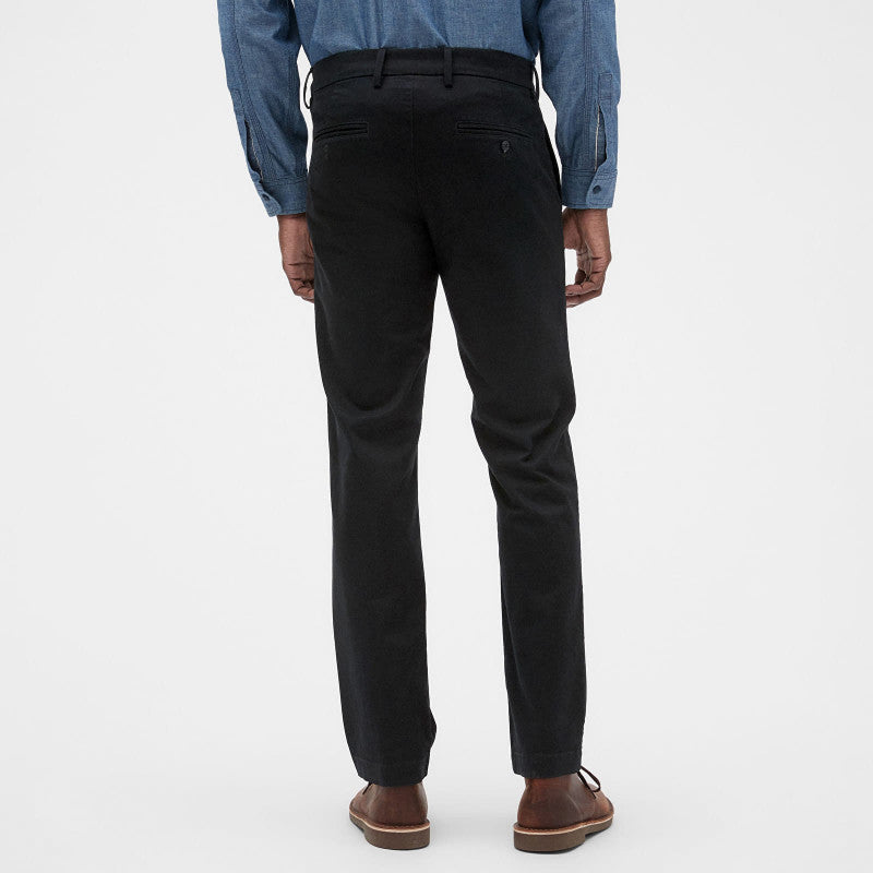 GAP Chino Straight Fit Pants True Black