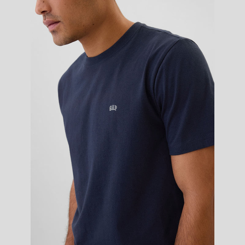 GAP Micro Logo Crew Tapestry Navy