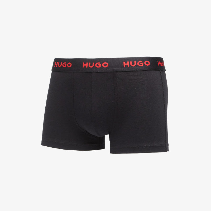 Bokserki Hugo Boss Trunk Triplet Design Black