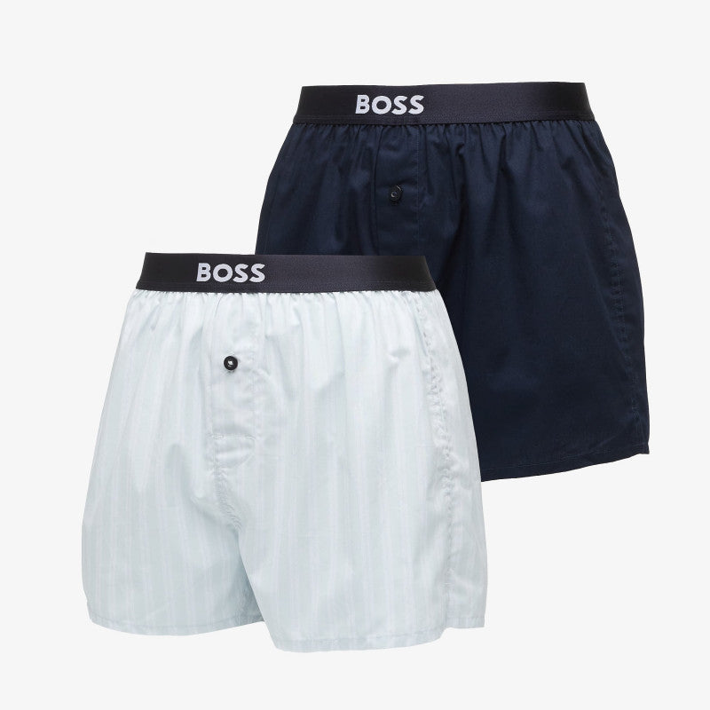 Bokserki Hugo Boss 2-Pack Boxer Shorts Ew Black