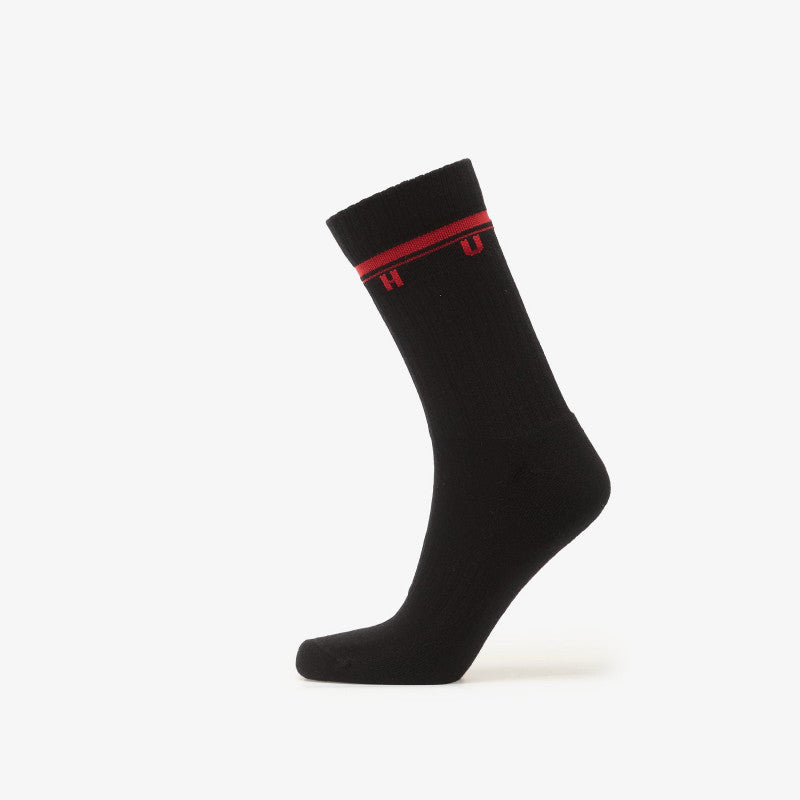 Hugo Boss 3 Pack Quarter Socks Rib Spaced Multicolor