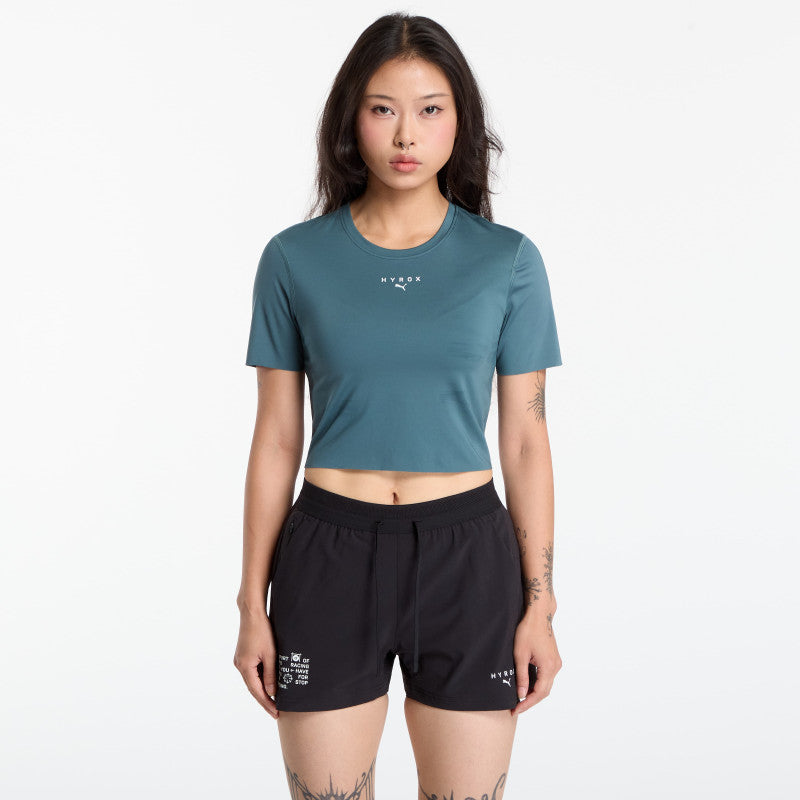 Puma X Hyrox Pwrmode Crop Tee Herb Garden