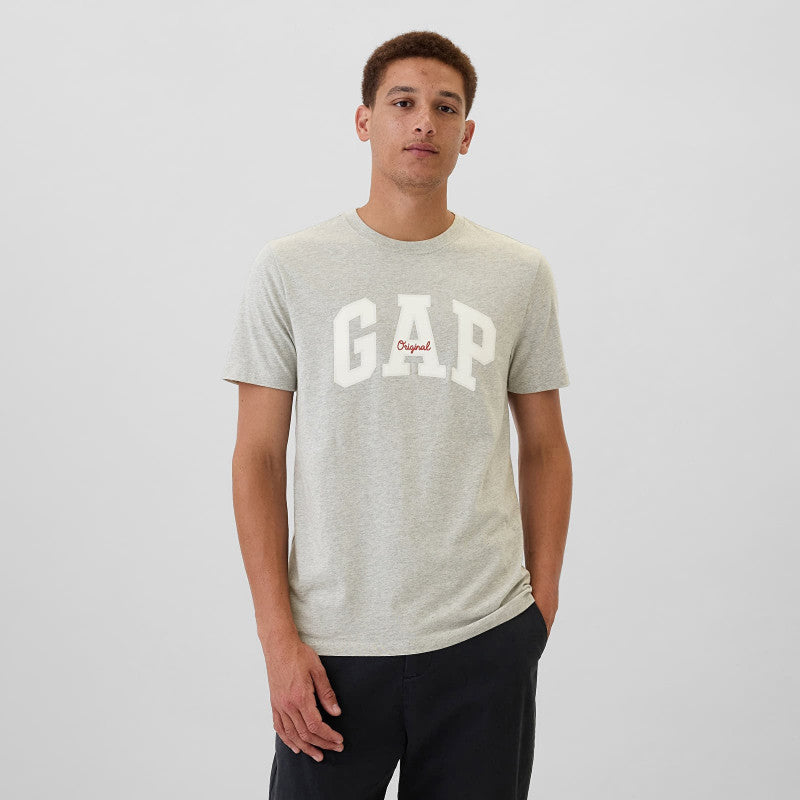 GAP Logo Tee Heather Grey