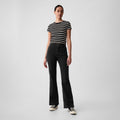 Jeansy GAP Denim Pants Flare Basic Black