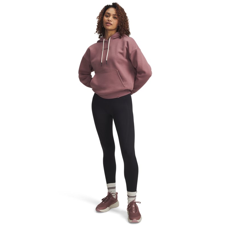 Under Armour Project Rock Icon Hoodie Maroon