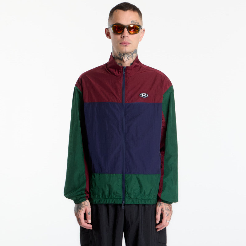 Under Armour Icon Woven Track FZ Green