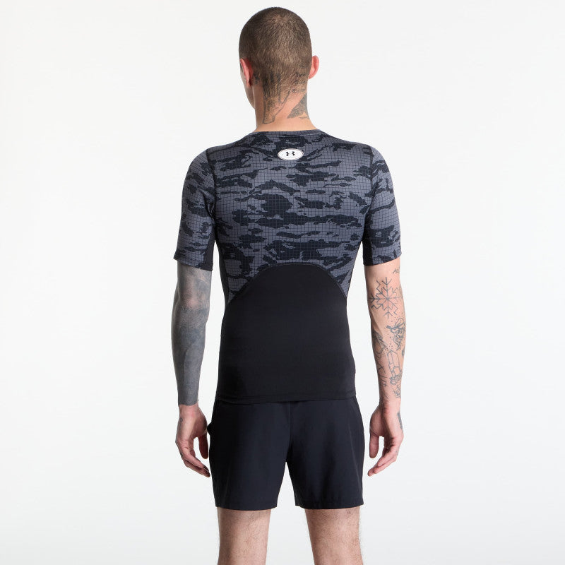 Under Armour HG Printed SS Black