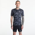 Under Armour HG Printed SS Black