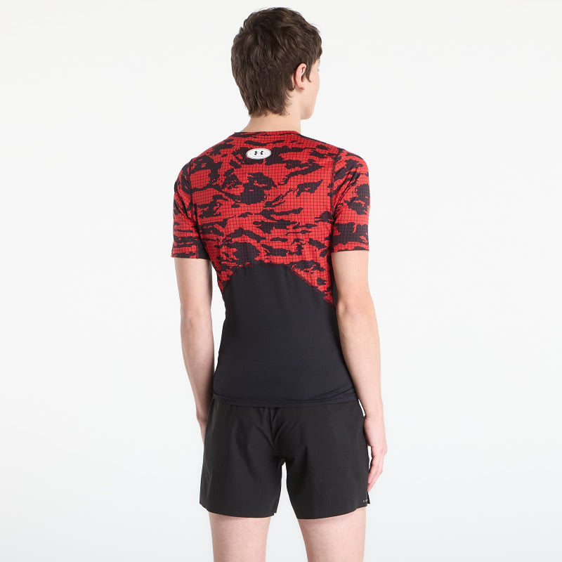 Under Armour HG Printed SS Tee Black