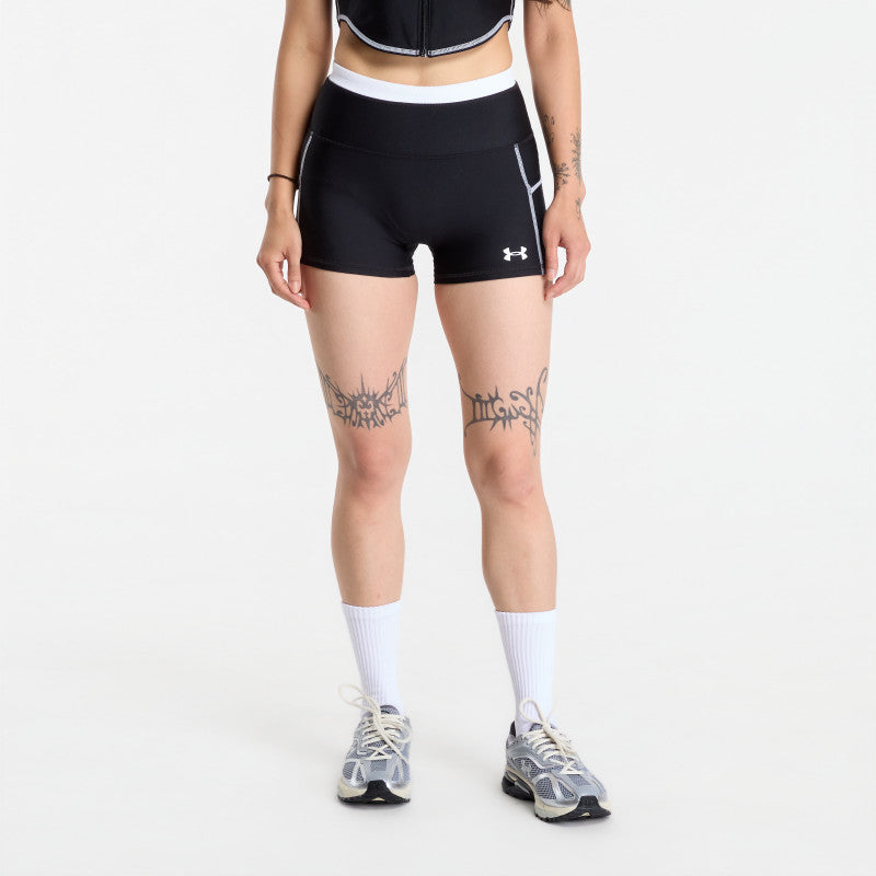 Under Armour HeatGear Novelty SS FZ Black