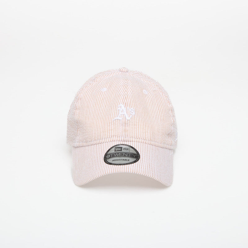 New Era 9TWENTY MLB Seersucker Oakland Athletics Stone/ Optic White