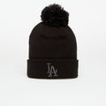 New Era Knit Medium Wmns MLB Metallic Bobble Beanie Los Angeles Dodgers Black