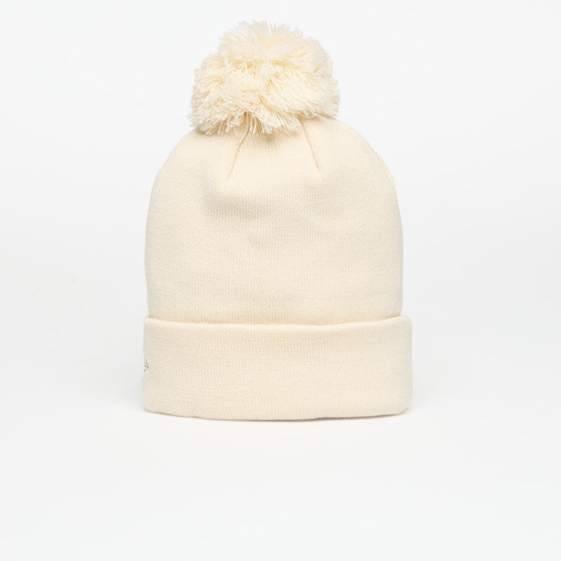 New Era Knit Medium Wmns MLB Metallic Bobble Beanie New York Yankees Light Cream