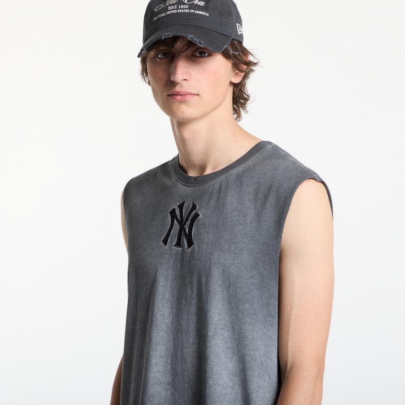 New Era MLB Washed Logo Sleeveless Tee New York Yankees UNISEX Black