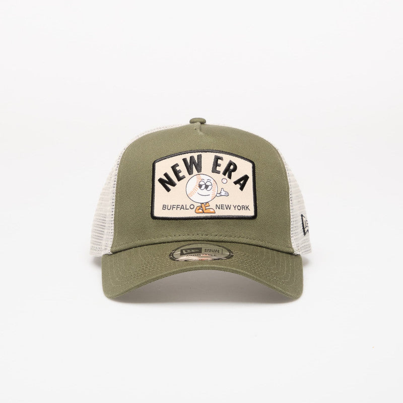 New Era 9FORTY AF Trucker Summer Patch New Olive