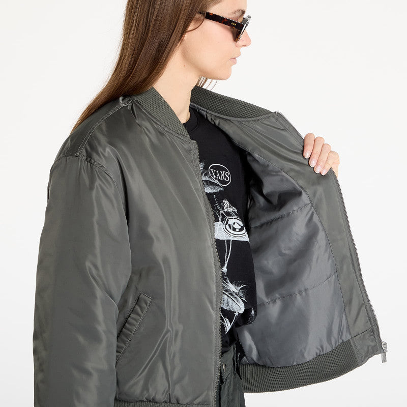 Karl Kani Chest Signature Bomber Jacket Grey