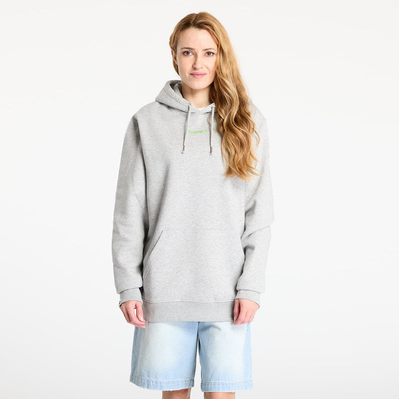 Queens Basic Hoodie melange šedá