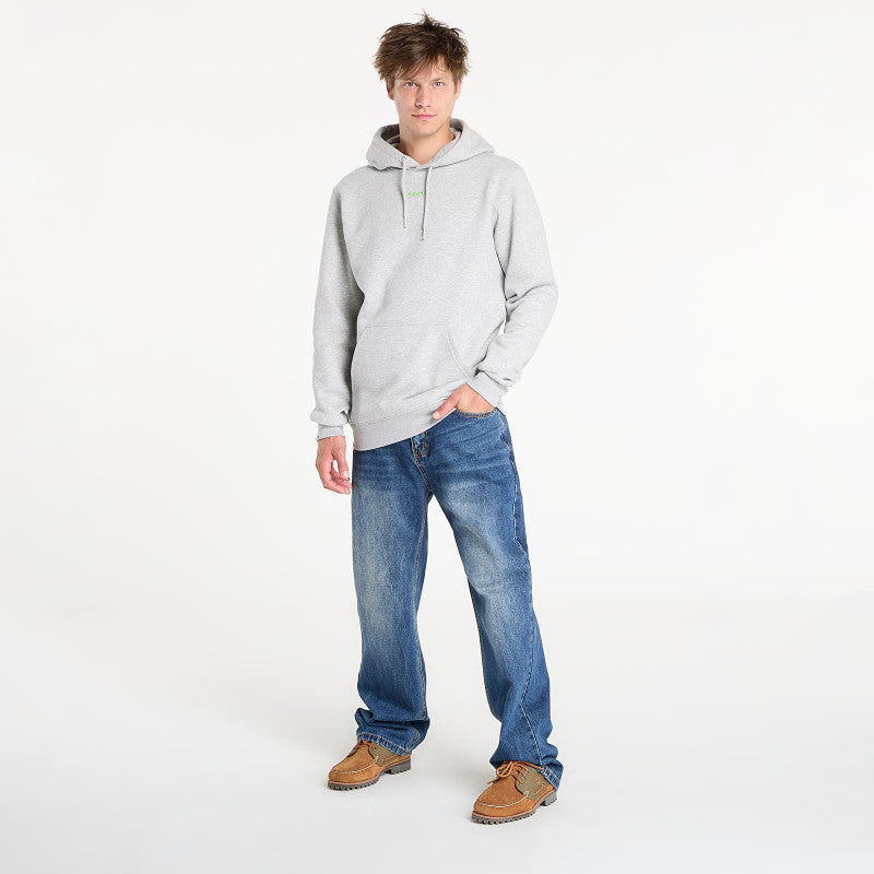 Queens Basic Hoodie melange šedá