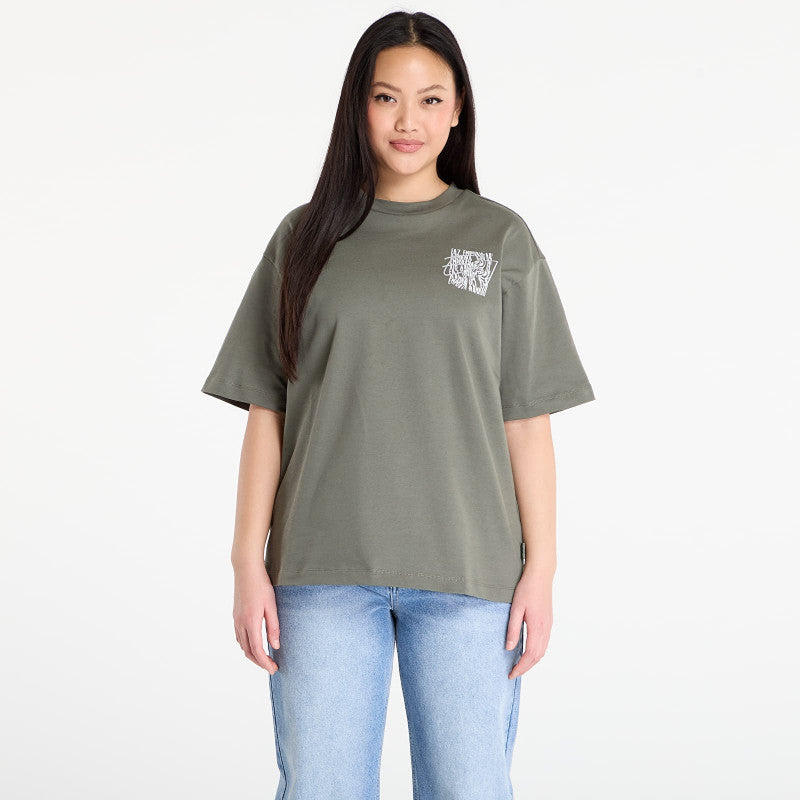 EA7 Emporio Armani Train Logo Series Wmns Tee Ss Ext Mulled Basil
