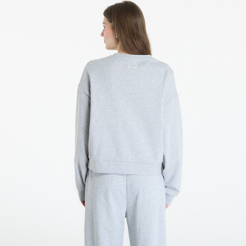 EA7 Emporio Armani Logo Series Sweatshirt Light Grey Melange