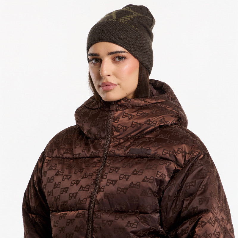 EA7 Emporio Armani Mountain Winter Jackets Wmns Bomb Fancy Chicory Coffee