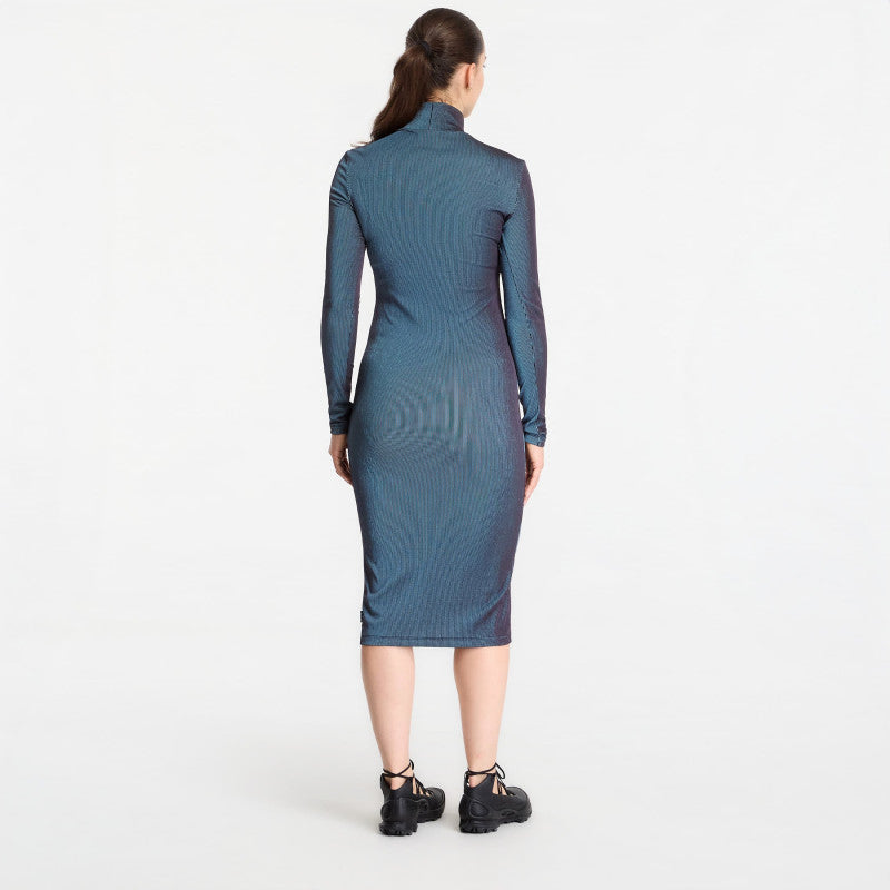 Sukienka EA7 Emporio Armani Train 7.0 Wmns Dress Fancy Ribs Black / Mysterioso