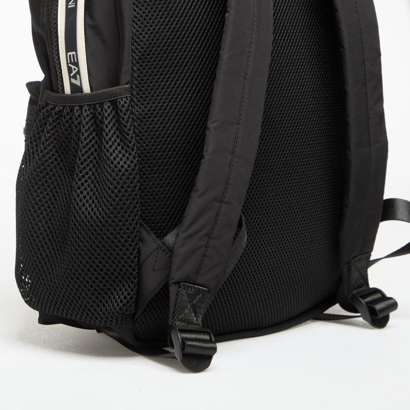EA7 Emporio Armani Train U Logo Tape Backpack Black