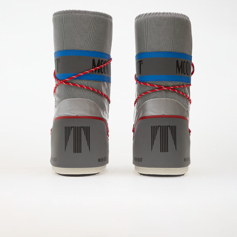 Moon Boot Icon Space Racing Silver/ Blue/ Red
