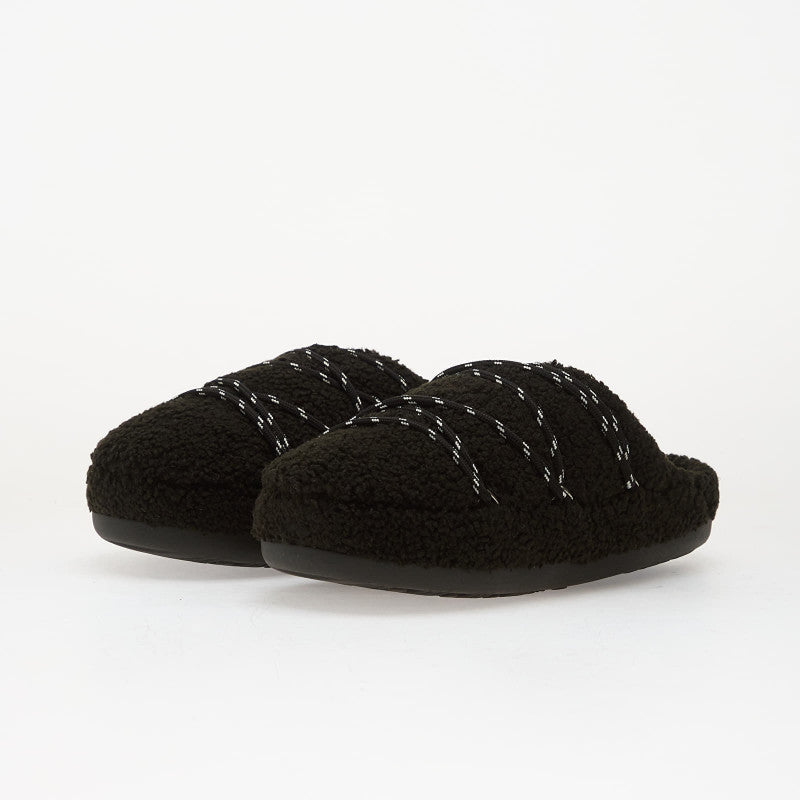 Moon Boot Teddy Slipper Black