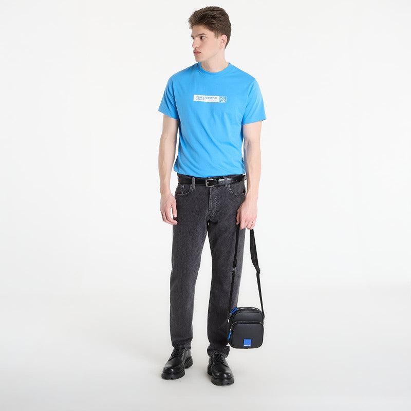 Karl Lagerfeld Jeans Slim Graphic Tee Azure Blue