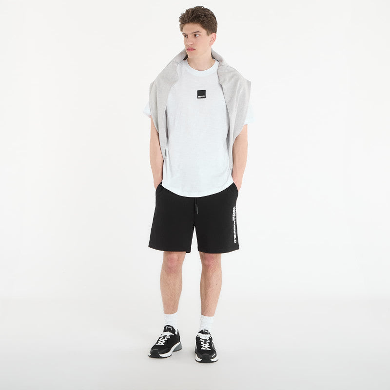 Karl Lagerfeld Jeans Text Logo Sweatshort Black