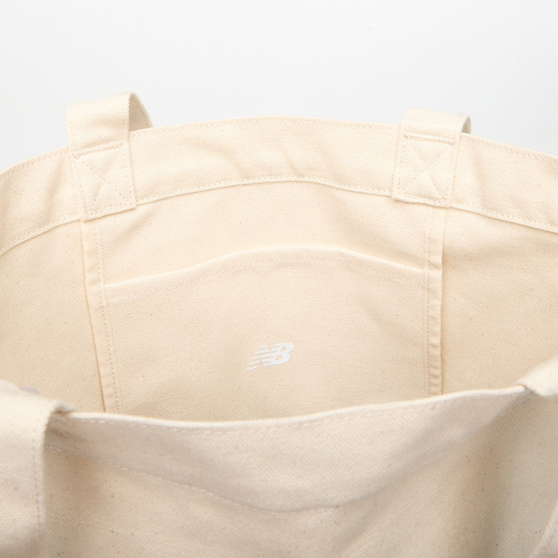 New Balance NB Athletics Graphic Tote Sea Salt/ Nb Navy/ Te Red