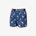 Bokserki Horsefeathers Frazier Boxer Shorts Blue/ Flamingos Print