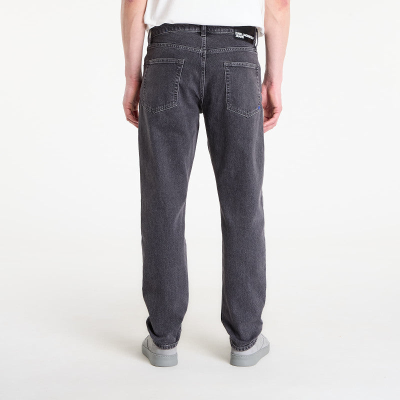 Jeansy Karl Lagerfeld Jeans Tapered Denim Washed Black
