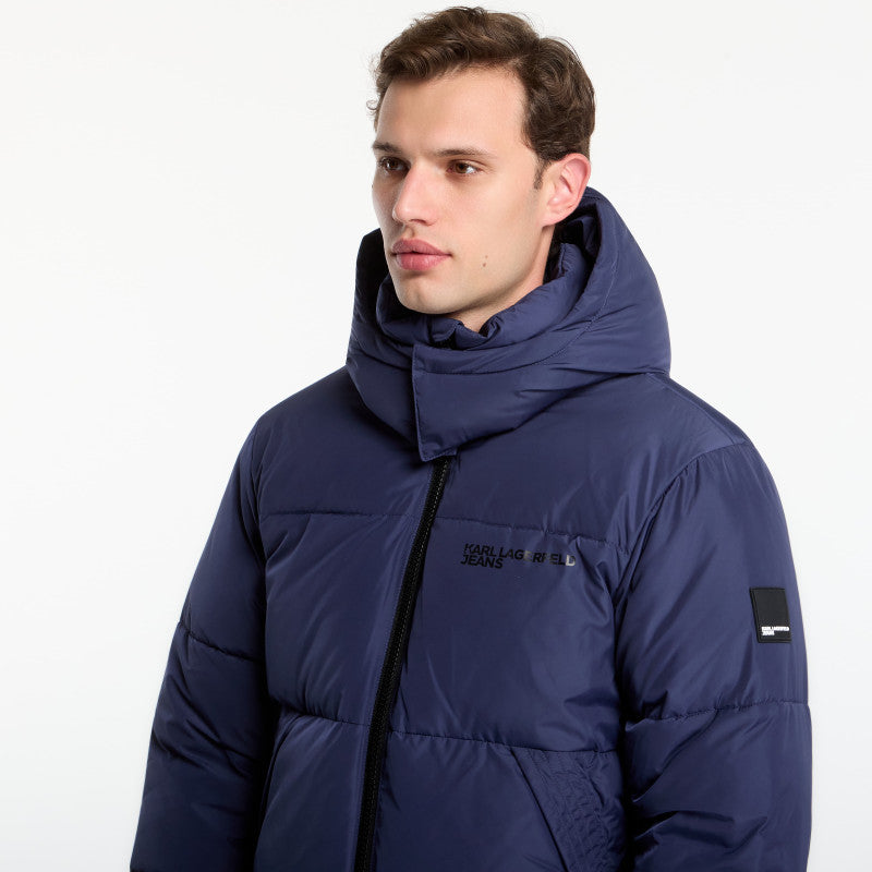puchowa Karl Lagerfeld Jeans Puffer Peacoat