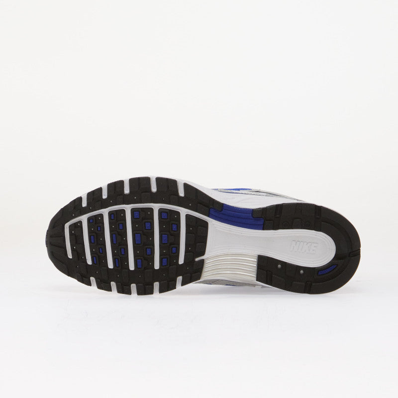 Nike P-6000 White/ Metallic Silver-Old Royal-Black