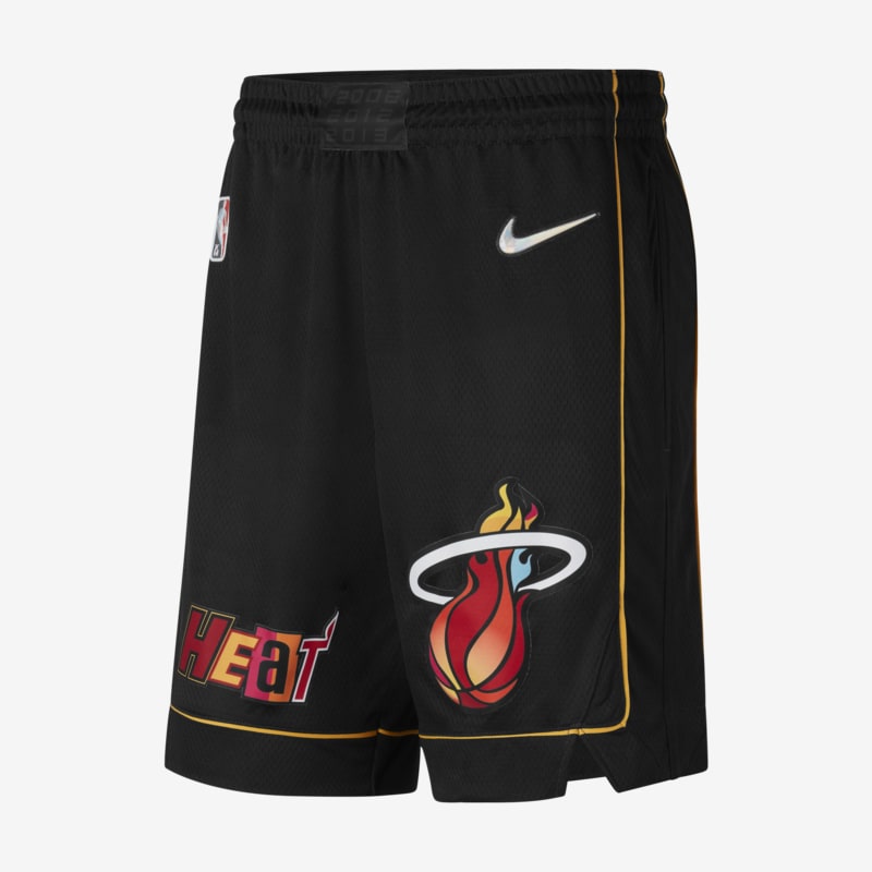 Nike NBA Dri-FIT Miami Heat City Edition Short Black