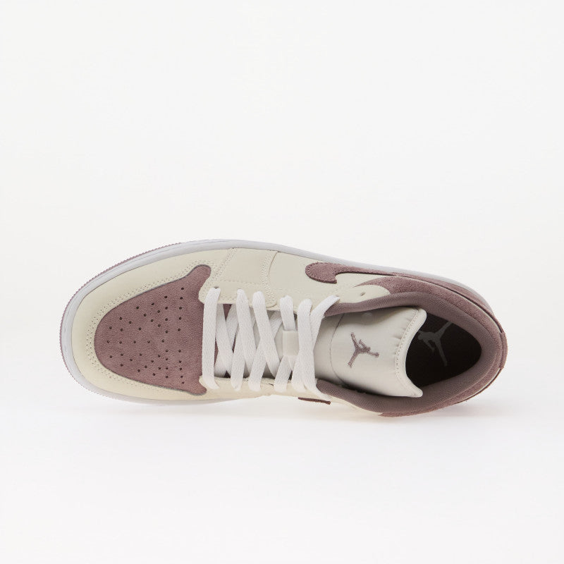 Air Jordan 1 Low Swan/ White-Purple Smoke