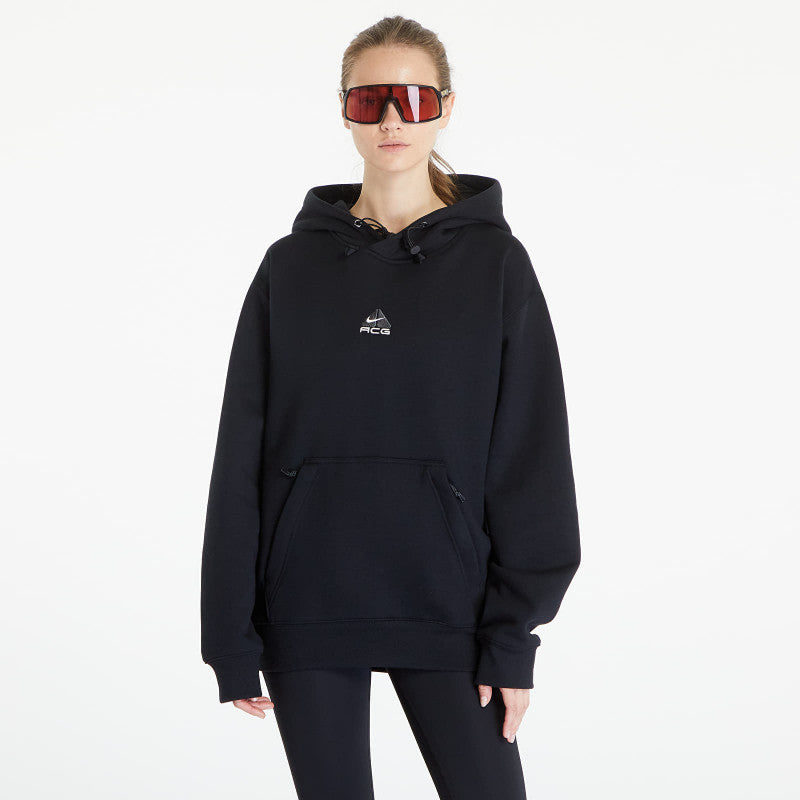 Nike ACG Therma-FIT Fleece Pullover Hoodie UNISEX Black/ Anthracite/ Summit White