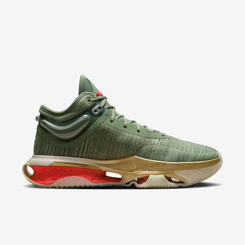 Nike Air Zoom G.T. Jump 2 Oil Green/Metallic Gold/Light Wild Mango/Sea Glass