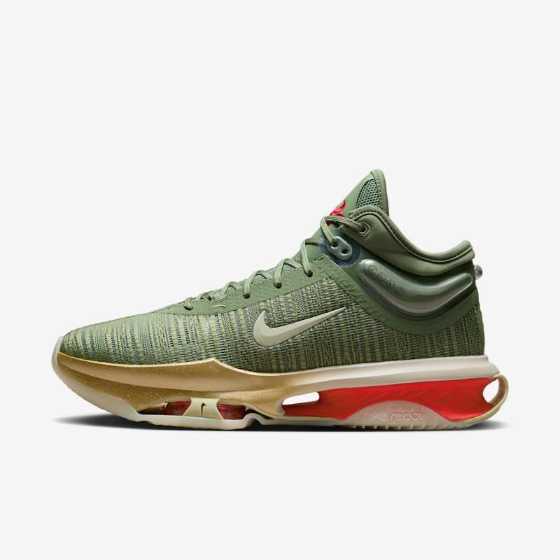 Nike Air Zoom G.T. Jump 2 Oil Green/Metallic Gold/Light Wild Mango/Sea Glass
