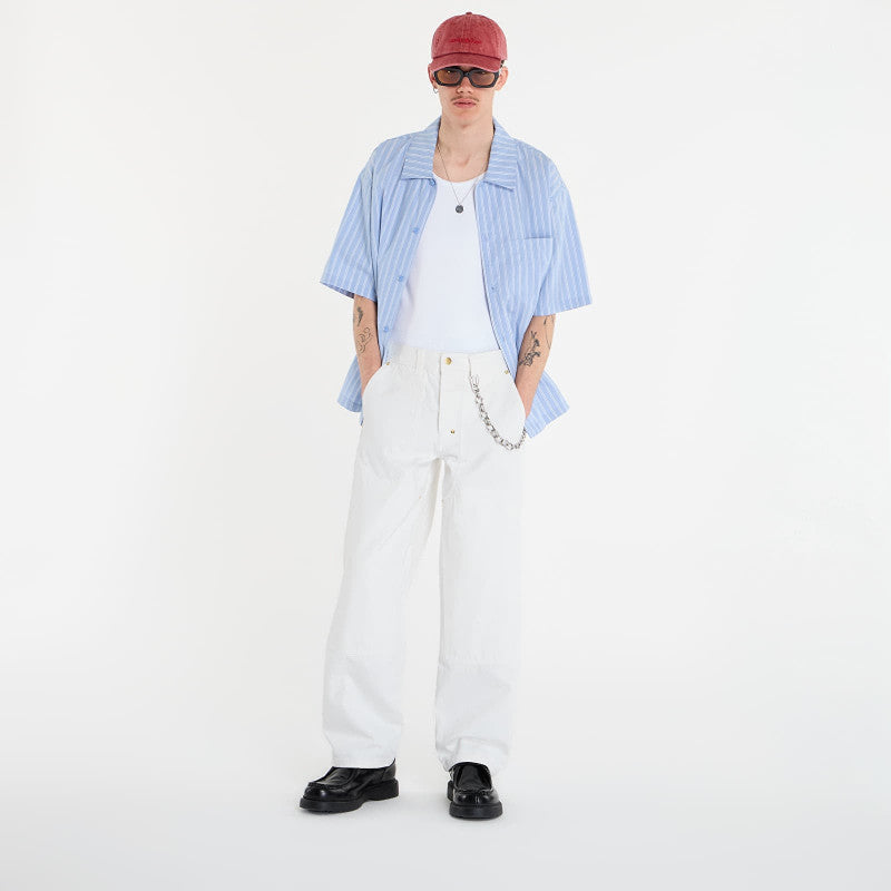 Jeansy Dickies Selvedge Double Knee Deni White