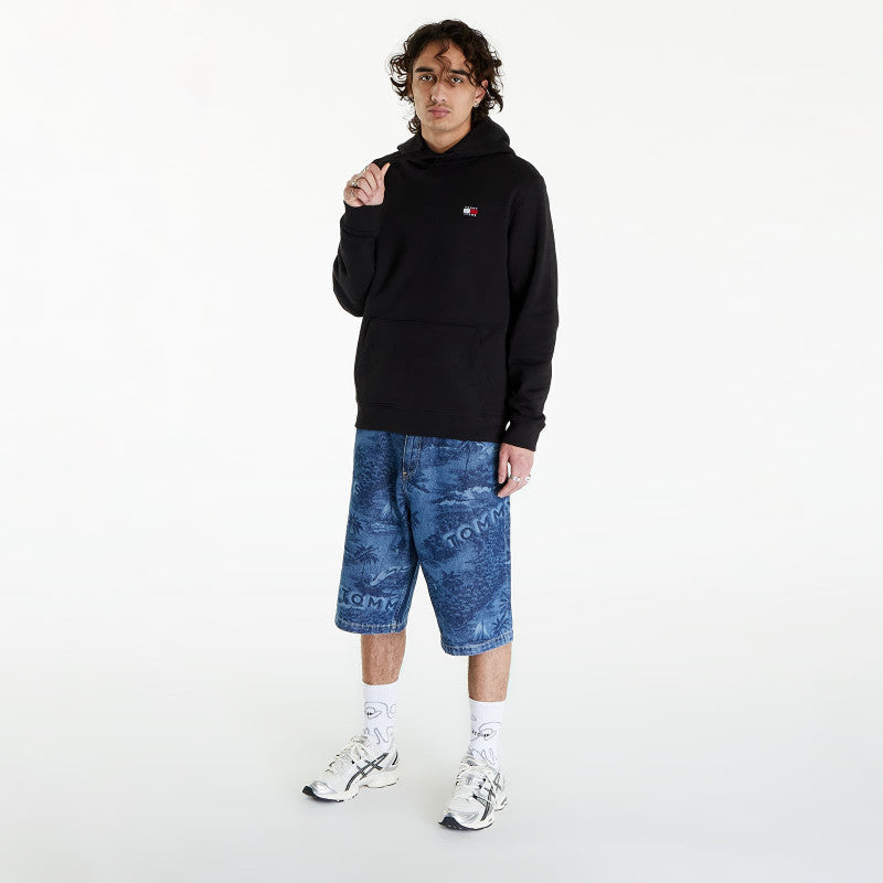 Tommy Jeans Reg Badge Hoodie Black