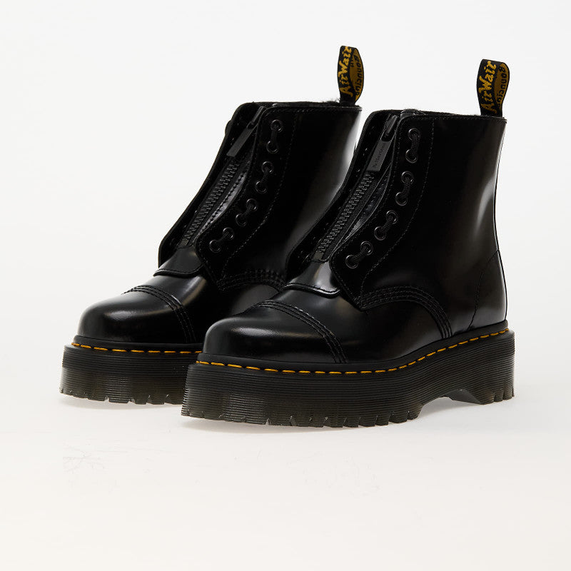 Dr. Martens Sinclair Fl Black Buttero & Black Faux Sheepskin