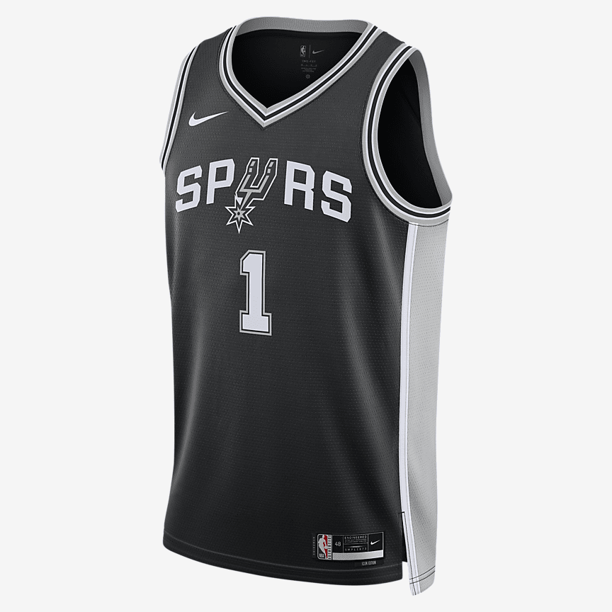 Nike San Antonio Spurs Icon Edition 2022/23 Dri-FIT NBA Swingman Jersey Victor Wembanyama