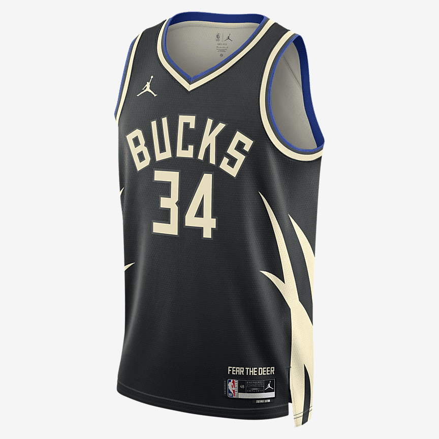 Jordan Dri-FIT NBA Milwaukee Bucks Statement Edition Swingman Tank krepšinio marškinėliai